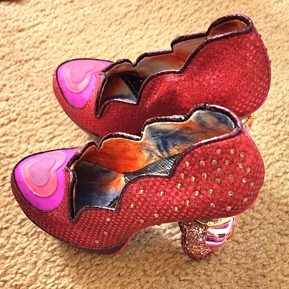 Very Rare Light Up Irregular Choice Heart Heels - Picture 1 of 9